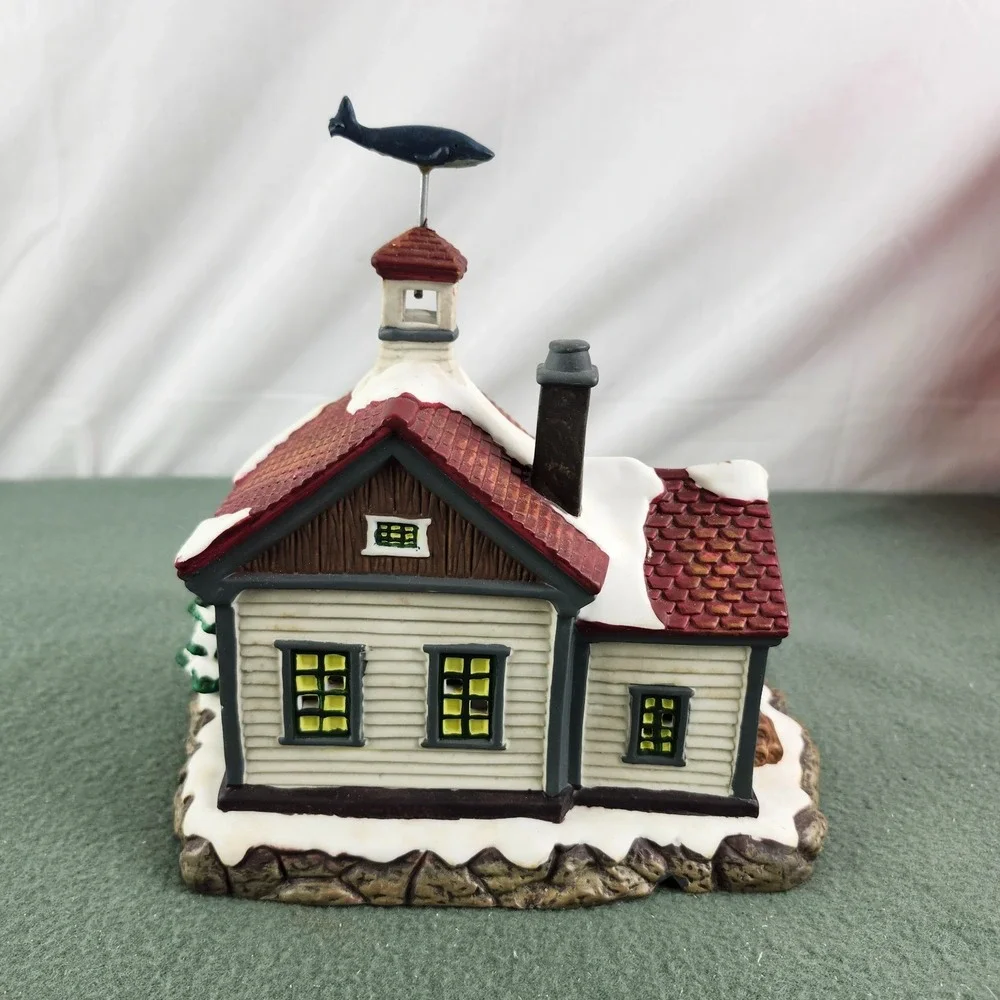 Santa's Workbench Collection Towne Series Salty Dog Boat Shop Christmas Village
